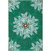 TackView Christmas Snowflake Area Rug Rug Washable Non Slip,Christmas Rugs for Living Room, Low Pile Throw Rug Carpet - 3 of 4