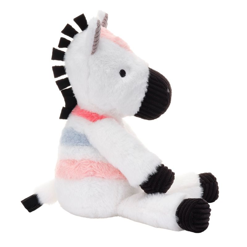Lambs & Ivy Jazzy Jungle Plush Colorful Zebra Stuffed Animal Toy, 3 of 7