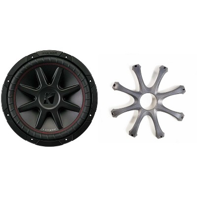 Kicker CompVR 12-Inch (30cm) Subwoofer, DVC, 4-Ohm,  w/ GR120 Grill
