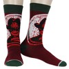 Horror Movie Men's Pennywise Jason Freddy 3 Pack Crew Socks Shoe Size 6-12 Multicoloured - image 4 of 4