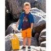 Deux par Deux Boy French Terry Short Vibrant Orange - 2 of 4