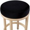 Meridian Furniture,Monette Black Velvet Counter Stool - 3 of 4