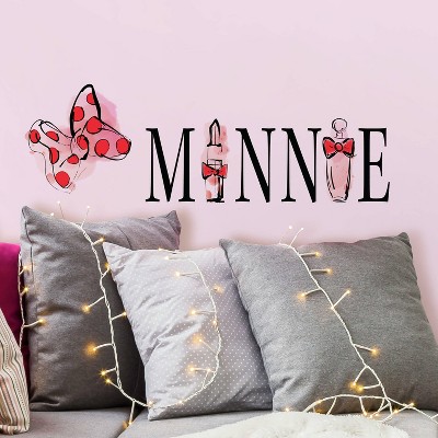 Minnie Mouse Perfume Peel and Stick Wall Decal - RoomMates