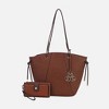 MKF Collection Liv Vegan Leather Women’s Tote Handbag with Matching Wallet by Mia K - 2 of 4