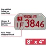 MaseiKar Wakayama City IF4683 Rare Collectible Japanese License Plate Set - Retro Car Accessories - 3 of 4