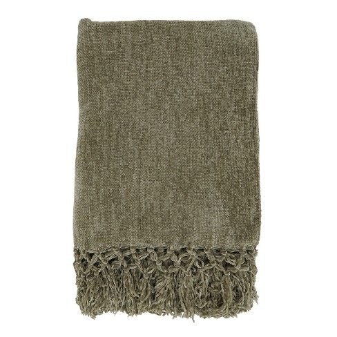 50x60 Hannah Cotton Tufted Throw Blanket : Target