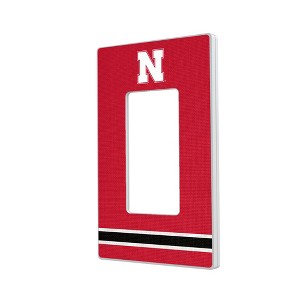 NCAA Big Ten Universities Stripe Hidden-Screw Light Switch Plate for Single Rocker - 1 of 4