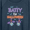 Women's - Dr. Seuss - Batty For Halloween Thing 1 and Thing 2 Lightweight French Terry Wide Neck Long Sleeve Shirt - 2 of 4