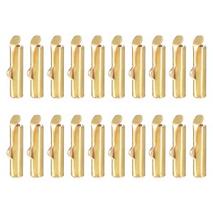 Unique Bargains Tube Ball Bead Slide on End Clasps for Multi-Strand DIY Craft Making 100 Pcs - 1 of 3
