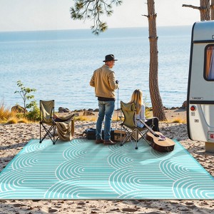 Lahome Outdoor Plastic Straw Rug-Waterproof Reversible Mat for Patio, Backyard, Camping, RV Awning - 1 of 4