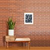 Ninola Design Watery Abstract Flowers Navy Art Print and Hanger - Society6 - 2 of 2
