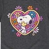 Boys' - Peanuts - Hug Heart Flower Short Sleeve Graphic T-Shirt - 2 of 4