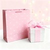 Bows And Sparkles Large Polka Dots Gift Bag Pink - 2 of 3