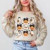 Simply Sage Market Women's Graphic Sweatshirt Ghost and Pumpkin Coquette - 2 of 4