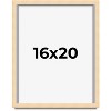 PosterPalooza | Classic Modern Yellow Picture Frame - UV Acrylic, Foam Board Backing, Hanging Hardware - 2 of 4