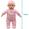 Cuddle Kids: 14" Lovable Talking Triplets Dolls with Large Blanket & 3 Bottles, Ages 2+ - 3 of 4