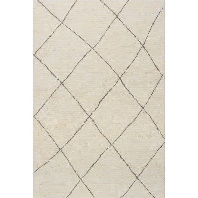 Frenshe Interiors x Rugs USA - Beachwood Trellis Wool Indoor Area Rug