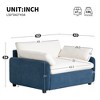 Maliang 50*43" Oversized Chenille Single Sofa Chair, Modern Upholstered Comfy Armchair,Color Blocking Couch Lounge with Pillows - 4 of 4