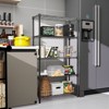 SEVOBAL Utility Storage Shelves Heavy Duty 5-Tier Utility Shelving Unit Steel Organizer Wire Rack for Home,Kitchen,Office, Black, 23.6"*13.7"*62.4" - 4 of 4