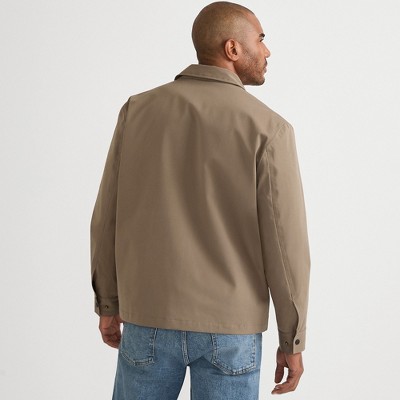 Lands' End Men's Squall Mac Rain Jacket - Small - Vintage Taupe — фото 2