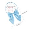 Allegra K Women's Pre-tied Adjustable Solid Color Bowknot Bow Ties - 3 of 4