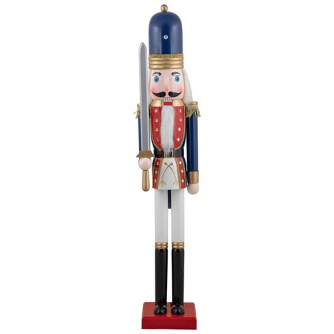 Kurt Adler Hollywood White Winter LED Hat Christmas Nutcracker 15 Inch