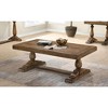 Best Master Furniture,Amy 52" Transitional Wood Coffee Table - 2 of 3