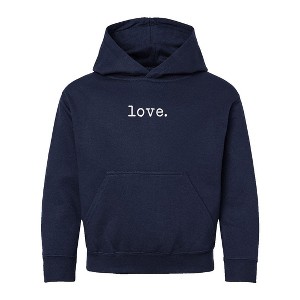 The Juniper Shop Embroidered Love Typewriter Youth Graphic Hoodie - 1 of 3