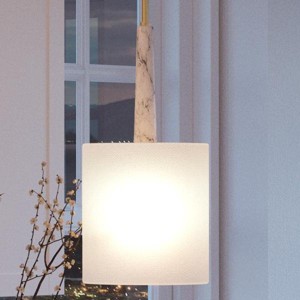 Urban Ambiance Luxury Cosmopolitan Pendant,  17"H x 8"W,  Palladian Gold Finish, UHP2633 - 1 of 4