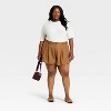 Women's High-Rise Pleated Fashion Shorts - Universal Thread™ - 3 of 3
