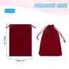 Unique Bargains Velvet Drawstring Pouch Wedding Favor Party Birthday Festivals Gift Packaging Bag 12 Pcs - 2 of 3