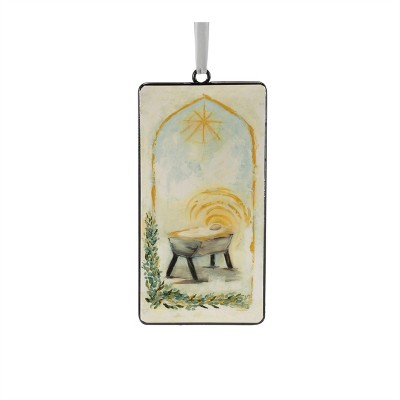 Nativity Manger Ornament (Set of 12)