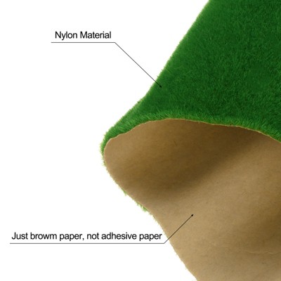 10-Piece Realistic Green Artificial Grass Mat Set