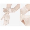INSPIRE CHIC Women's Satin Lightweight Wrist Length Gloves - 3 of 4