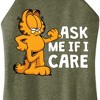 Women's - Garfield - Ask Me If I Care Graphic High Neck Tank - 2 of 3