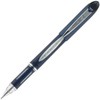 uni Jetstream Ballpoint Pen Fine Pen Point  0.7 mm Pen Point Size  Black Pigmentbased Ink  Blue Stainless Steel Barrel - Pack of 12 - image 4 of 4