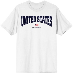 Americana United States Of America Men's White T-shirt - 1 of 3