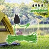 Unique Bargains Adjustable Tent Rope Hanger 1/8" 12.8ft Long 4 Pcs - 2 of 4
