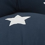 navy blue-four-line right angle wave