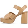 Journee Collection Womens Akeely Tru Comfort Foam Mid Heel Platform Sandals - image 2 of 4