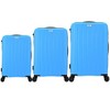 Mirage Luggage Noble ABS Hard shell Lightweight 360 Dual Spinning Wheels and Combo Lock 3-Piece Luggage Set - 3 of 4