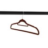 J&V Textiles 120 Pack - Premium Velvet Non-Slip Hanger with 360 Degree Rotatable Hook - 3 of 4