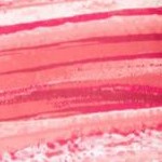 coral watercolor stripes