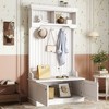Hrinhom 64.4"H 4-in-1 Design Coat Racks with Hooks - 2 of 4