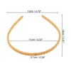Unique Bargains Women's Classic Elegant Frosted Twist Hairband 5.51"x4.72" 1 Pc - 3 of 4