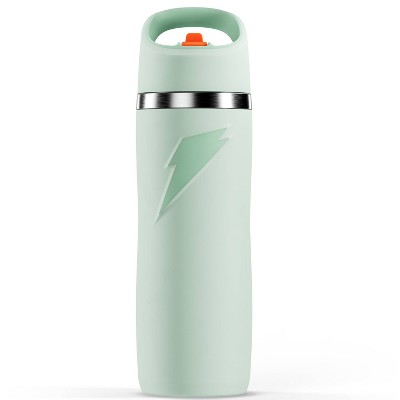 Gatorade 22oz Stainless Steel Overtime Water Bottle with Straw - Sage Green