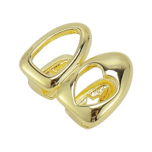 Unique Bargains Hip Hop Hollowout Heart Fake Grills 1 Pc - 1 of 4