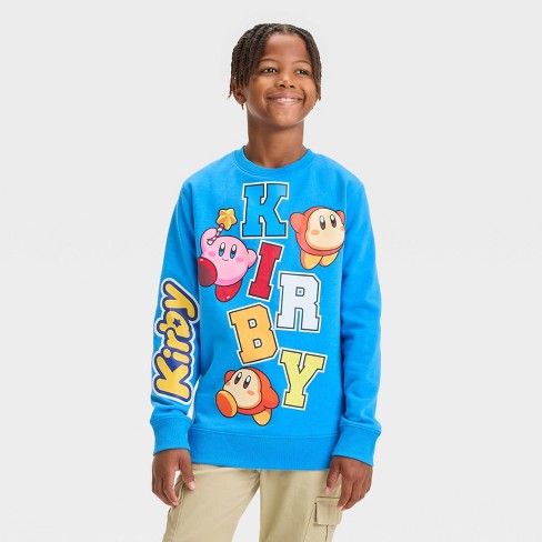 Boys Kirby Crew Fleece Pullover Sweatshirt Royal Blue Target