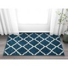 Harbor Trellis Quatrefoil Geometric Modern Casual Contemporary Traditional Moroccan Lattice Soft Area Rug - 2 of 4