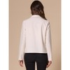 INSPIRE CHIC Women's Shawl Collar Long Sleeve Casual Dressy Jacket - 3 of 4